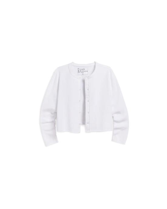  프랭크 앤 에일린 가디건 프랭크 & 아일린 재키 스웨트셔츠  화이트