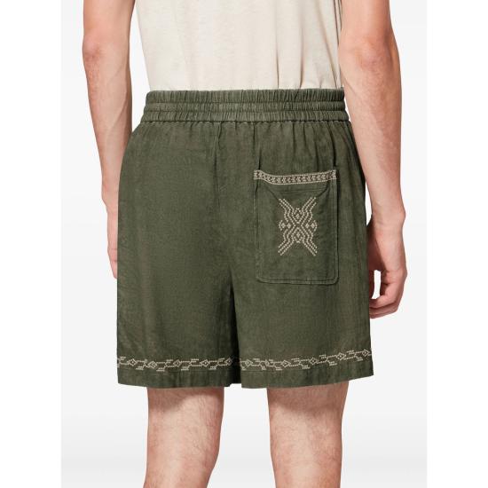 26SS 이자벨마랑 숏팬츠 D1I11H SH0237HB 67LK GREEN - ISABEL MARANT