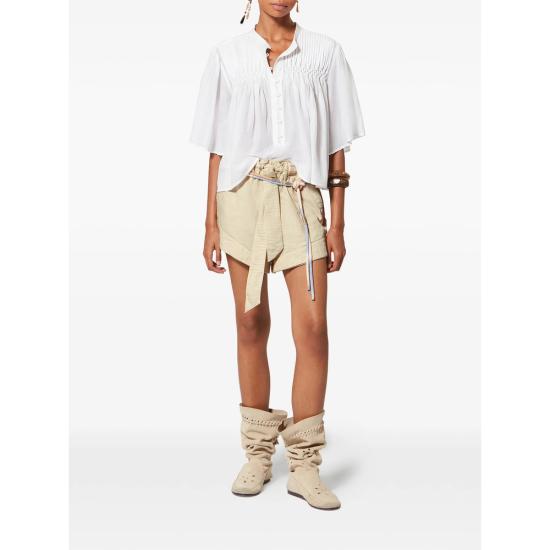 26SS 이자벨마랑에뚜왈 숏팬츠 D1G02E SH0280FA 23EC NEUTRALS - ISABEL MARANT ETOILE