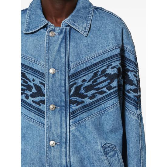 26SS 이자벨마랑 데님 자켓 D1H03H VE0480HB 30BU BLUE BLACK - ISABEL MARANT