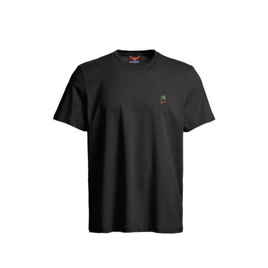 26SS 파라점퍼스 반팔 티셔츠 PATCH PMTSER01 0541 BLACK