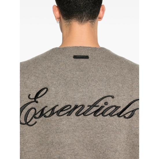 26SS 피어오브갓 엠브로이더드 와플 크루넥 스웨터 192HO254332F HOMHE NEUTRALS - FEAR OF GOD