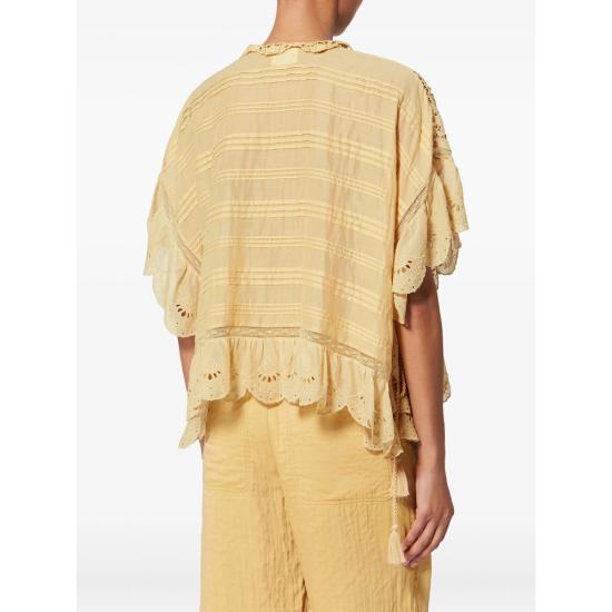 26SS 이자벨마랑에뚜왈 블라우스 D1J05E HT0768FA 10LC YELLOW - ISABEL MARANT ETOILE