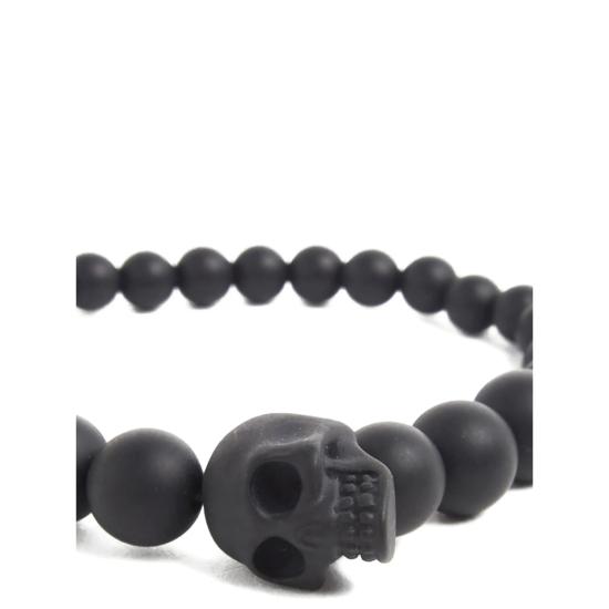 26SS 알렉산더 맥퀸 브레이슬릿 858374 J68AA 1000 BLACK - ALEXANDER MCQUEEN