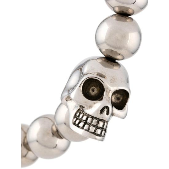 26SS 알렉산더 맥퀸 브레이슬릿 858374 J160Y 0446 SILVER - ALEXANDER MCQUEEN