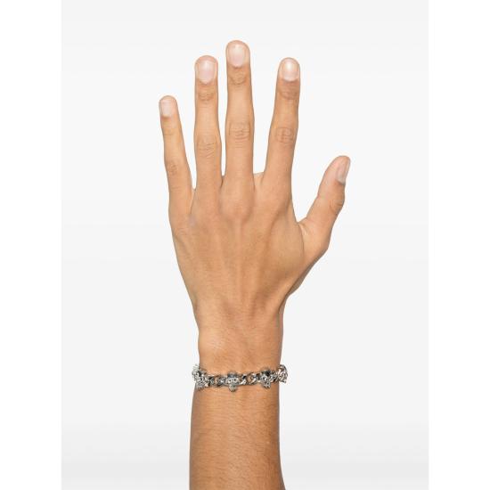 26SS 알렉산더 맥퀸 브레이슬릿 809458 J161N 0926 SILVER - ALEXANDER MCQUEEN