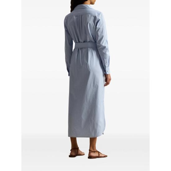 26SS 랄프 로렌 롱 원피스 211A96362001 BLUWH BLUE WHITE - RALPH LAUREN