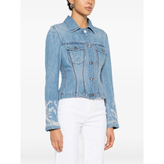 26SS 에르마노 설비노 데님 자켓 D487I321APZIW 94037 BLUE - ERMANNO SCERVINO