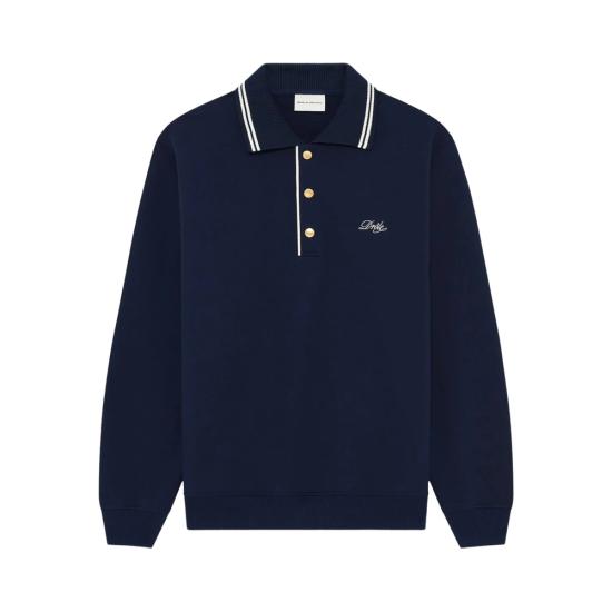 26SS 드롤드무슈 폴로 티셔츠 J PL132 CO127 NAVY BLUE