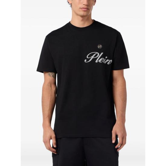 26SS 필립 플레인 반팔 티셔츠 MTK8880 PJY002N 02 BLACK - PHILIPP PLEIN