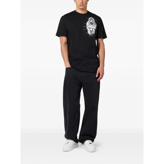 26SS 필립 플레인 반팔 티셔츠 MTK8857 PJY002N 02 BLACK - PHILIPP PLEIN