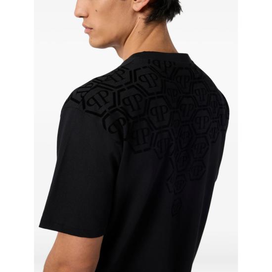26SS 필립 플레인 반팔 티셔츠 MTK8682 PJY002N 02 BLACK - PHILIPP PLEIN