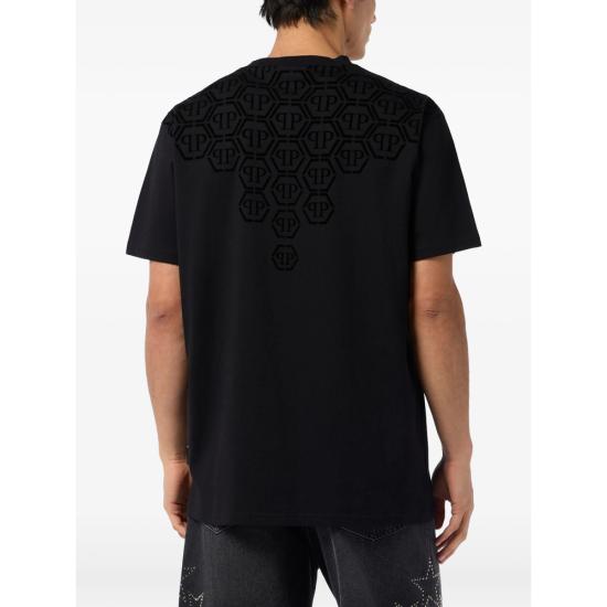 26SS 필립 플레인 반팔 티셔츠 MTK8682 PJY002N 02 BLACK - PHILIPP PLEIN