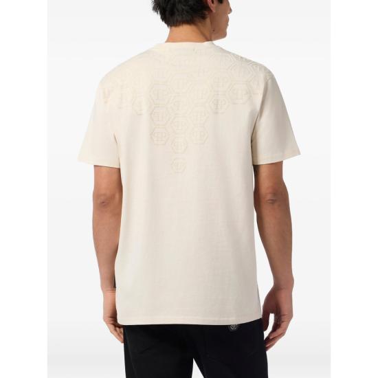 26SS 필립 플레인 반팔 티셔츠 MTK8682 PJY002N 06 NEUTRALS - PHILIPP PLEIN