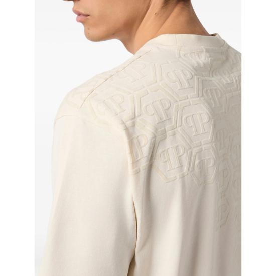 26SS 필립 플레인 반팔 티셔츠 MTK8682 PJY002N 06 NEUTRALS - PHILIPP PLEIN