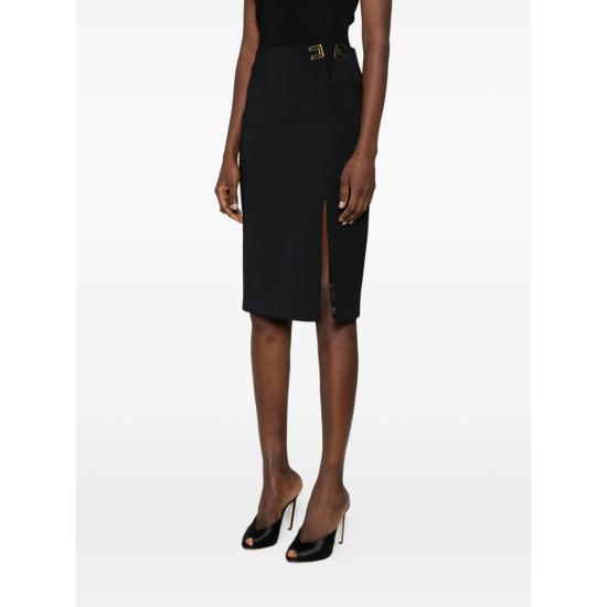 26SS 엘리자베타프랜치 미디 스커트 GO14761E2 110 BLACK - ELISABETTA FRANCHI