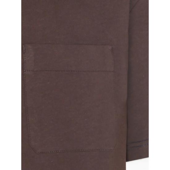 26SS 르메르 박시 숏슬리브 저지 티셔츠 TS0010 LJ1010 BR512 BROWN - LEMAIRE