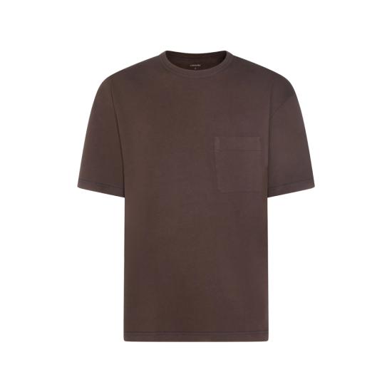 26SS 르메르 박시 숏슬리브 저지 티셔츠 TS0010 LJ1010 BR512 BROWN