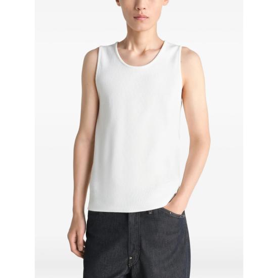 26SS 르메르 저지 탱크탑 TS0006 LJ1030 WH086 WHITE - LEMAIRE
