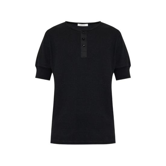 26SS 르메르 저지 헨리넥 탑 TS0007 LJ1030 BK999 BLACK