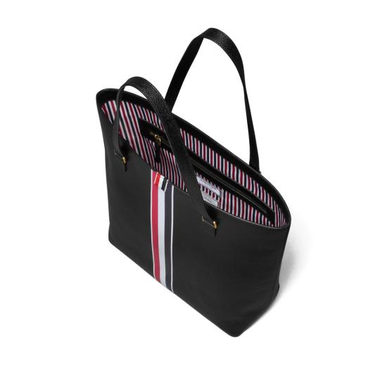 26SS 톰브라운 그레인 헥터 미디움 툴 토트 UAG250A 00198 001 BLACK - THOM BROWNE