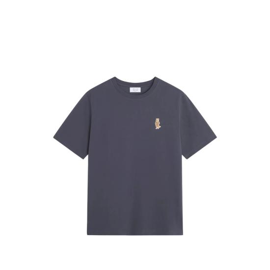 26SS 메종키츠네 드레스드 폭스 컴포트 티셔츠 QM00101KJ7025 SBLUE GREY