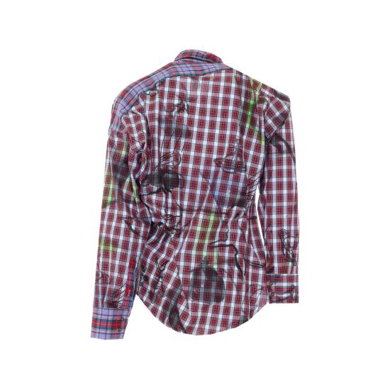 26SS 비비안웨스트우드 긴팔 셔츠 35010022 C007L O101 RED PURPLE - VIVIENNE WESTWOOD