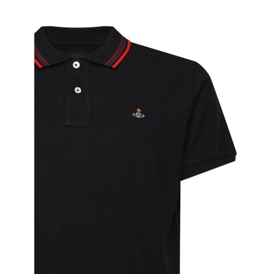 26SS 비비안웨스트우드 폴로 티셔츠 2H01000U J00AU N401 BLACK - VIVIENNE WESTWOOD