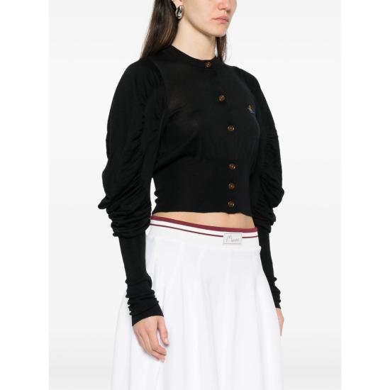 26SS 비비안웨스트우드 가디건 1803007F Y001A N402 BLACK - VIVIENNE WESTWOOD