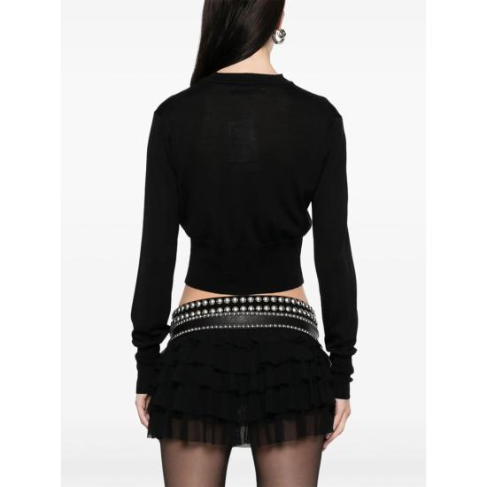 26SS 비비안웨스트우드 가디건 1803002U Y001A N402 BLACK - VIVIENNE WESTWOOD