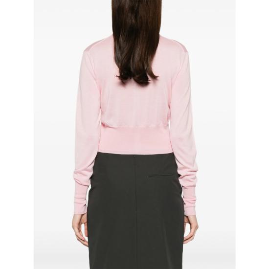 26SS 비비안웨스트우드 베아 크롭드 가디건 1803002U Y001A G401 PINK - VIVIENNE WESTWOOD