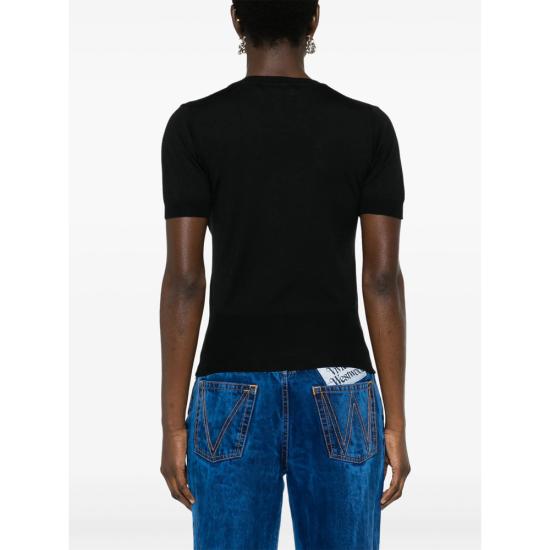 26SS 비비안웨스트우드 Bea 베아 니트 탑 1803002Q Y001A N402 BLACK - VIVIENNE WESTWOOD