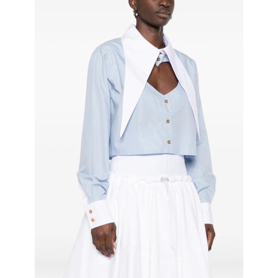 26SS 비비안웨스트우드 셔츠 1501005U W009Q O101 BLUE WHITE - VIVIENNE WESTWOOD