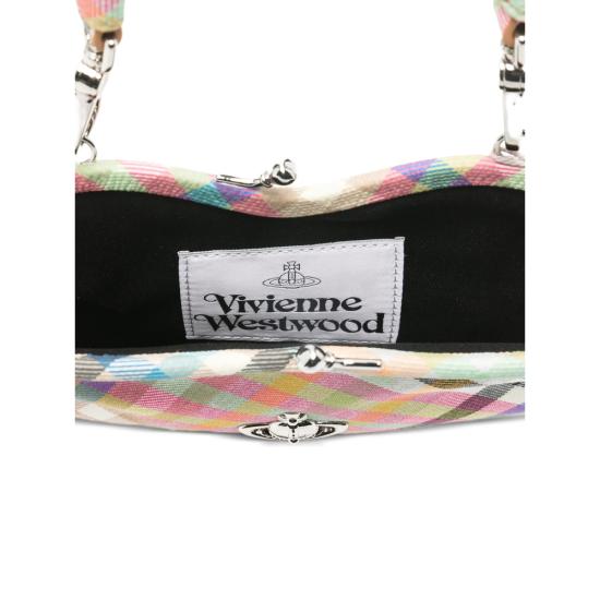 26SS 비비안웨스트우드 벨 하트 프레임 퍼스 4B01000CW W01CV O215 PINK - VIVIENNE WESTWOOD