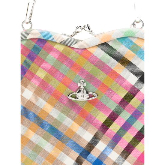 26SS 비비안웨스트우드 벨 하트 프레임 퍼스 4B01000CW W01CV O215 PINK - VIVIENNE WESTWOOD