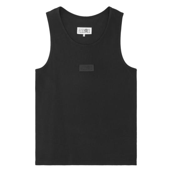 26SS MM6 메종마르지엘라 민소매 티셔츠 M20054 SH0NL0007 900 BLACK