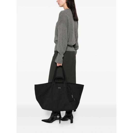 26SS 아페쎄 르 드러머 뚜왈 토트백 COHMP F67046 LZZ BLACK - A.P.C.