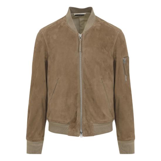 26SS 톰포드 가죽 자켓 LMS027 LBS087 JBV BROWN - TOMFORD