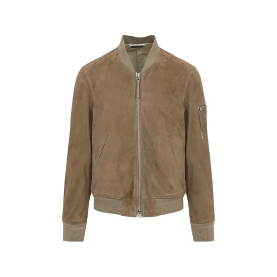 26SS 톰포드 가죽 자켓 LMS027 LBS087 JBV BROWN