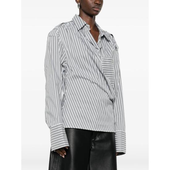 26SS 이로 셔츠 LACE WP18 MUL57 WHITE GREY - IRO