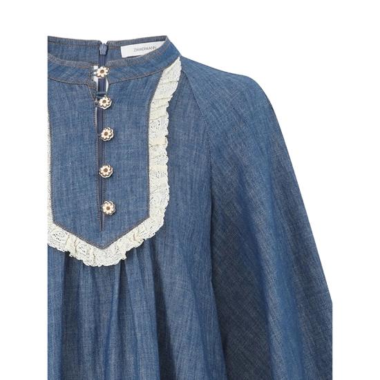 26SS 짐머만 미디 원피스 5624DRS261 RBLUE - ZIMMERMANN