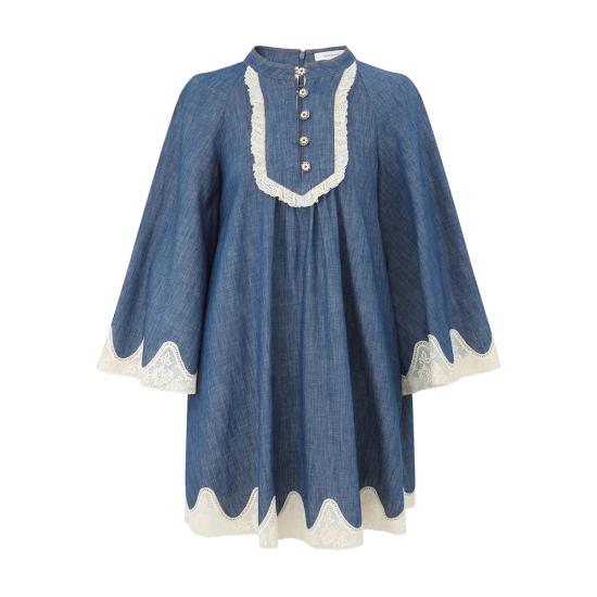 26SS 짐머만 미디 원피스 5624DRS261 RBLUE