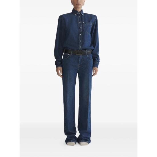 26SS 뮈글러 셔츠 TO0841 6142 BLUE - MUGLER