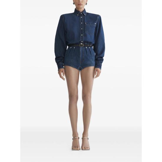 26SS 뮈글러 숏팬츠 PA0535 6142 BLUE - MUGLER