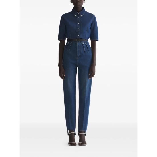 26SS 뮈글러 스트레이트 팬츠 PA0534 6142 BLUE - MUGLER