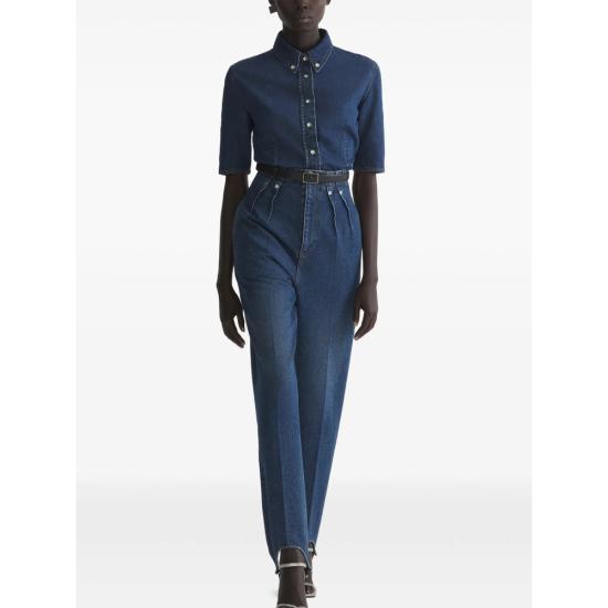 26SS 뮈글러 스트레이트 팬츠 PA0534 6142 BLUE - MUGLER