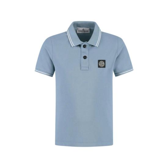 26SS [키즈] 스톤 아일랜드 폴로 셔츠 162200001 S0018 V004A BLUE - STONE ISLAND