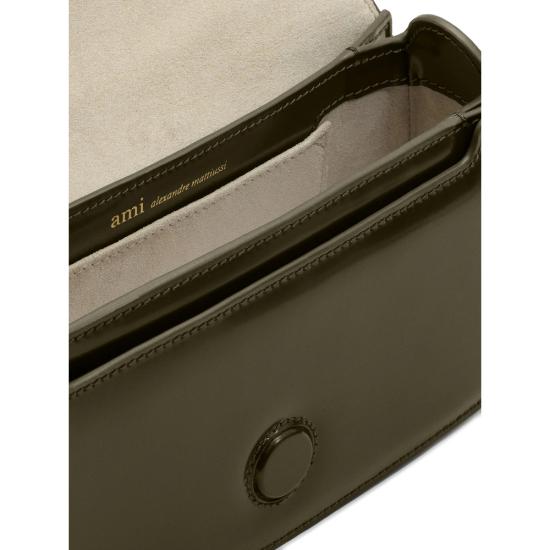26SS 아미 카우 레더 숄더 파리 백 ULL719 AL0139 A037 GREEN - AMI