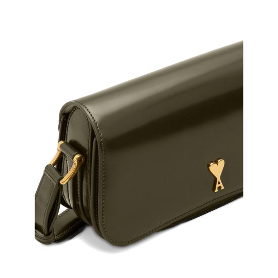 26SS 아미 카우 레더 숄더 파리 백 ULL719 AL0139 A037 GREEN - AMI