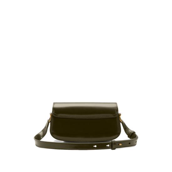 26SS 아미 카우 레더 숄더 파리 백 ULL719 AL0139 A037 GREEN - AMI